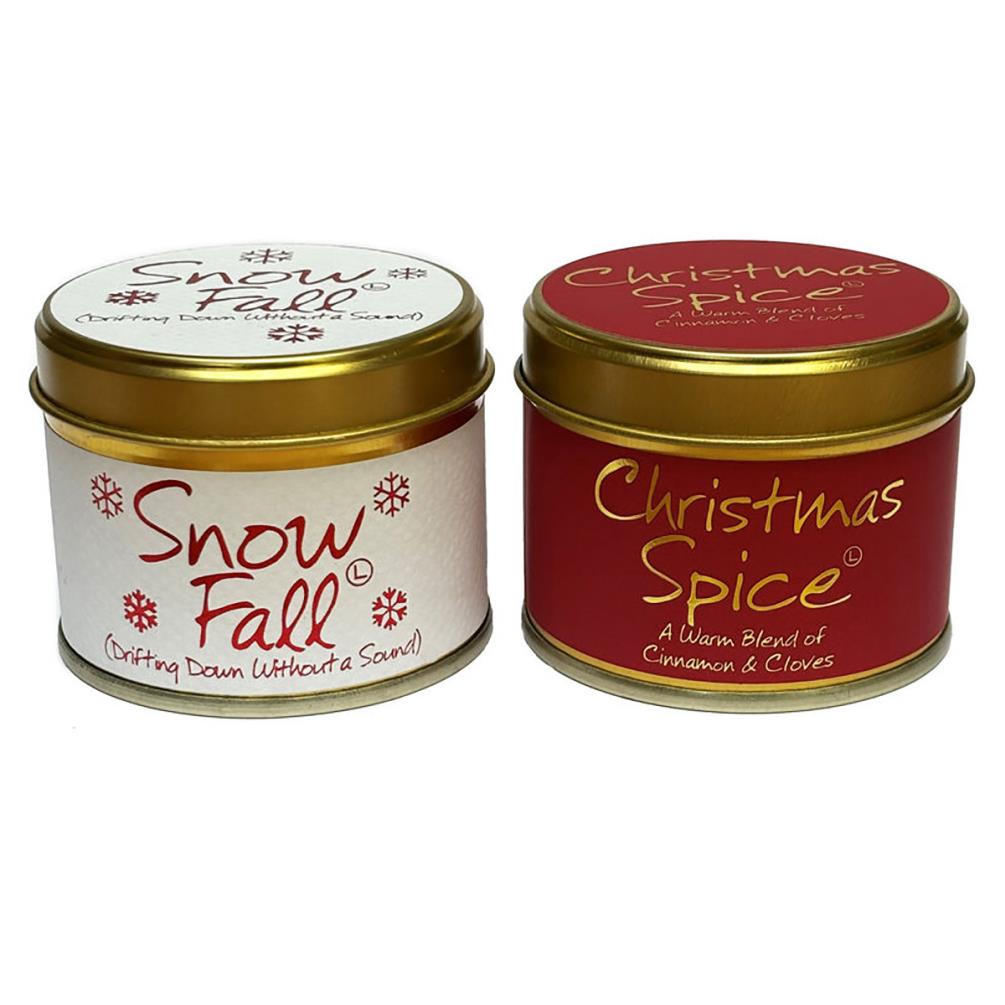 Lily-Flame Christmas 2 Mini Tin Candle Gift Set Extra Image 3